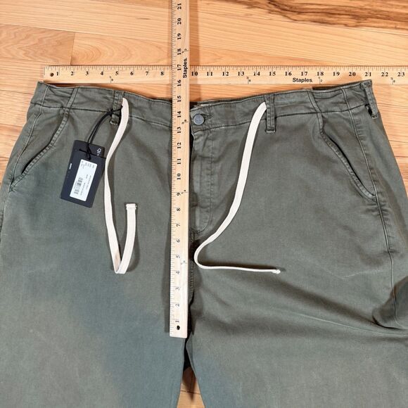 NWT Paige Carly High-Rise Wide-Leg Jeans Ivy Green Women's Size 20W MSRP $225 - Picture 11 of 11